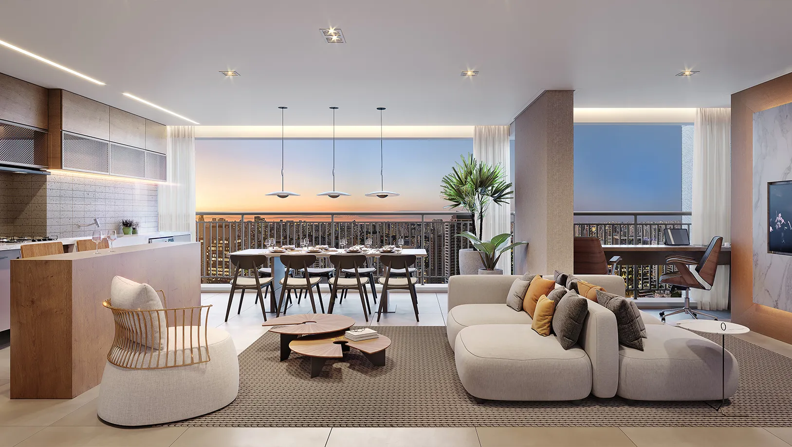 Living Ampliado Padrão 78m²